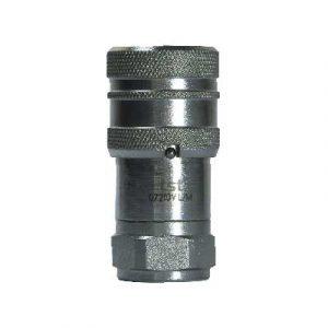 Coupleur Hydraulique à clapet Face Plane - DN10 - ISO16028 - Taraudé 3/8 NPT - Joint FPM