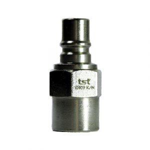 Embout À Clapet DN9 - Taraudé 3/8" Laiton Nickelé - Joint Viton
