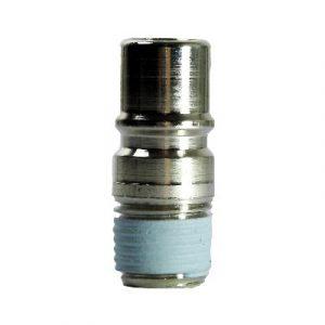 Embout Passage Libre DN9 - Fileté 1/4" BSPT Laiton Nickelé
