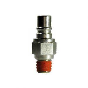 Embout À Clapet DN9 - Fileté 1/4" BSPT - Laiton Nickelé - Joint Viton