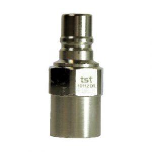 Embout À Clapet DN12 - Taraudé 1/2" Laiton Nickelé - Joint Viton