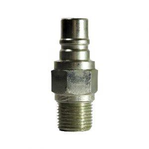Embout À Clapet DN12 - Fileté 1/2" BSPT Laiton Nickelé - Joint Viton