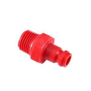 Embout DN5 - Fileté 1/4" - Acétal Rouge - Sachet de 25 Pièces