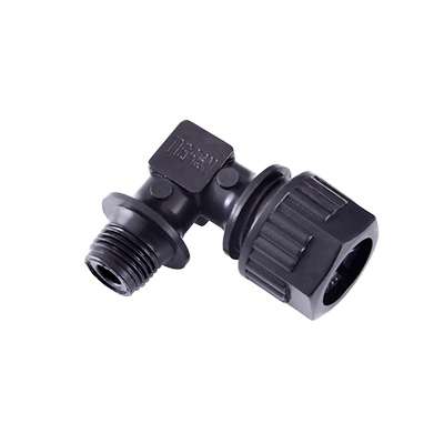 Raccord Coudé A Compression D4Ext Mâle 1/8" BSPT - Acétal Noir - Moq 500 1 Raccord Coudé A Compression D4Ext Mâle 1/8" BSPT - Acétal Noir - Moq 500