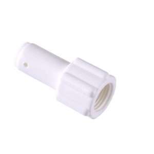 Adaptateur Lisse 3/8" Pour Buse 1/8" NPT Noir - Sachet de 25 Pièces