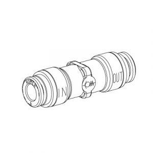 Clapet Anti-Retour Instantané Ø6 Ext en PPSU - Blanc - Bag 1