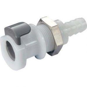 Coupleur CPC Colder A Clapet Acétal Cannelé Traversée De Cloison D 7.9 mm