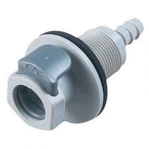 Coupleur CPC Colder DN7.2-A Clapet Traversée de Cloison. D 6.35 mm  Polypropylène