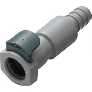 Coupleur CPC Colder DN7.2-A Clapet Cannelé D 6.35 mm  Polypropylène