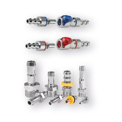 Embout De Graissage Verrouillable 4 Mâchoires - Raccords Réutilisables En Acier Inoxydable