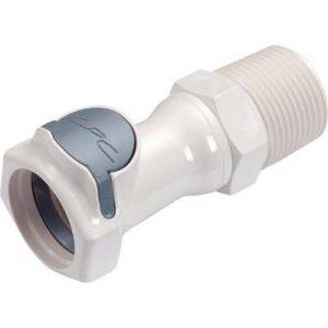 Coupleur CPC DN 13.2 À clapet Fileté 3/4"NPT en Polysulfone - Bag 10