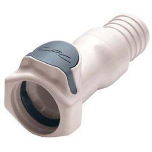 Coupleur CPC DN 13.2 À clapet Cannelé 19mm 3/4"Od Polysulfone - Bag 10