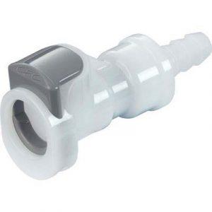Coupleur CPC Colder Tout Acétal Sans Clapet Cannelé D 6.4 mm - Modèle long