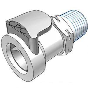 Coupleur CPC Colder Tout Acétal Diamètre nominal 6.4 Fileté 1/4'' BSPT Conique