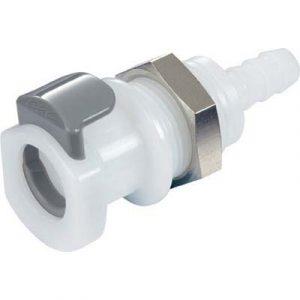Coupleur CPC Colder Tout Acétal Cannelé Traversée De Cloison D 6.4 mm