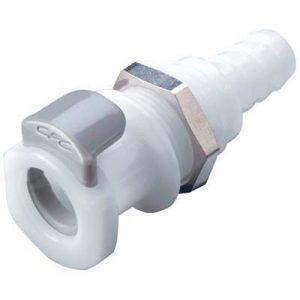 Coupleur CPC Colder Tout Acétal Cannelé Traversée De Cloison D 9.5 mm