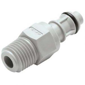 Embout CPC Colder A Clapet Fileté 1/4 NPT Polypropylène