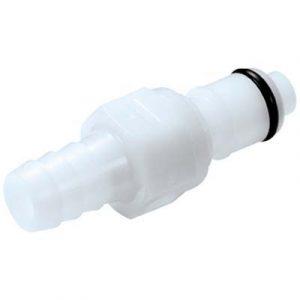 Embout CPC Colder Tout Acétal A Clapet Cannelé D 9.5 mm