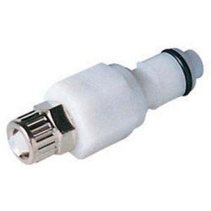 Embout CPC Colder Tout Acétal Sans Clapet Coudé À coiffe 4X6 mm