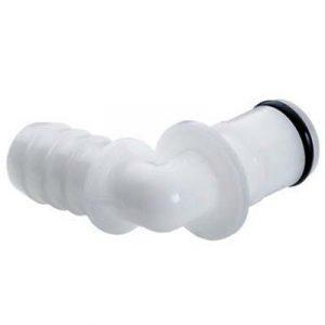 Embout CPC Colder Tout Acétal Sans Clapet Coudé Cannelé D 9.5 mm
