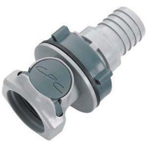 Coupleur -DN 9.6 -Traversée de Cloison - Cannelé D19 Intérieur Polypropylène - Bag 10 -