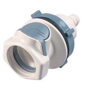 Coupleur -DN 9.6mm -Traversée de Cloison - Cannelé D 9.5 Intérieur Polysulfone - Bag 10 -
