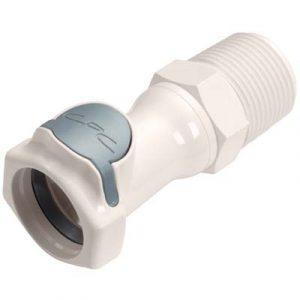Coupleur -DN 9.6 - A Clapet Fileté 3/4 NPT Polysulfone - Bag 10 -