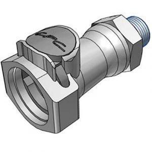Coupleur -DN 9.6mm - A Clapet Fileté 3/8 NPT Polypropylène - Bag 10 -