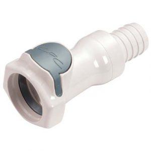 Coupleur -DN 9.6mm - A Clapet Cannelé D 15.9 Intérieur Polysulfone -Bag 10 -
