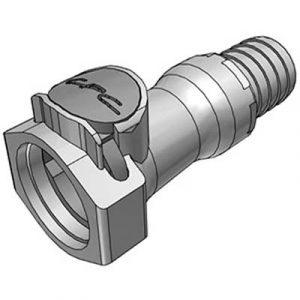 Coupleur -DN 9.6mm - A Clapet Cannelé D 19 Intérieur Polypropylène -Bag 10 -