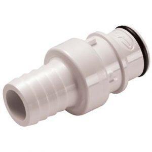 Embout -DN 9.6mm - A Clapet Cannelé D15.9 Intérieur Polysulfone - Bag 10 -