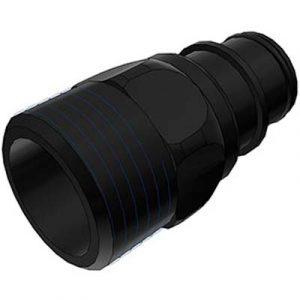 Embout -DN 9.6mm - A Clapet Fileté 3/4"GHT en Polysulfone UV -Bag 10 -