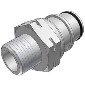 Embout -DN 9.6mm - Fileté 3/8" BSPT Polysulfone - Bag 10 -