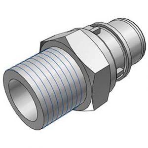 Embout - DN 9.6 -A Clapet Fileté 1/2" NPT Polypropylène - Bag 10 -