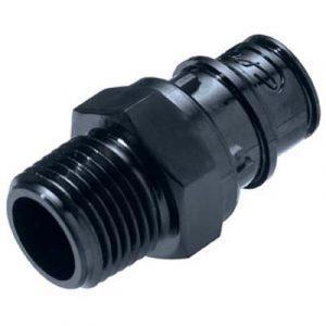 Embout -DN 9.6mm - A Clapet Fileté 1/2" NPT Polysulfone UV - Bag 10 -