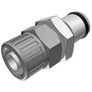 Embout - DN 6.4 - À Coiffe 6.4X9.5mm En Laiton Chromé - Bag 10