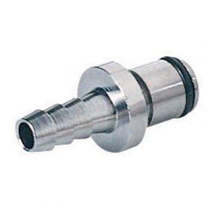 Embout - DN 6.4 -Cannelé Pour tube 6.4mm En Laiton Chromé - Bag 10