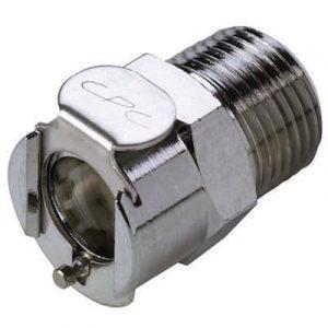 Coupleur -DN 6.4- À Clapet Fileté 3/8" NPT En Laiton Chromé - Bag 10
