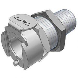 Coupleur -DN 6.4- À Clapet Traversée de Cloison. Fileté 1/4" NPT Laiton-Bag 10
