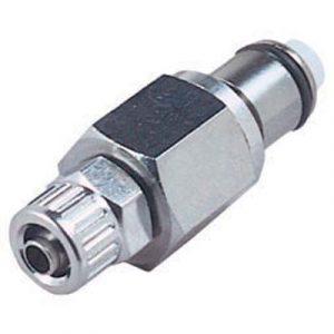 Embout - DN 6.4 - Clapet-Coiffe 4.3X6.4mm -Laiton Chromé - Bag 10