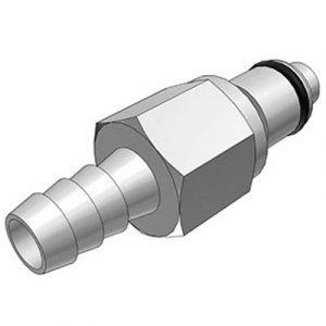 Embout - DN 6.4 - À Clapet Cannelé Pour tube 7.9mm En Laiton- Bag 10