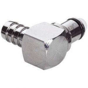 Embout - DN 6.4 - À Clapet Cannelé Coudé Pour tube 9.5mm Laiton- Bag 10