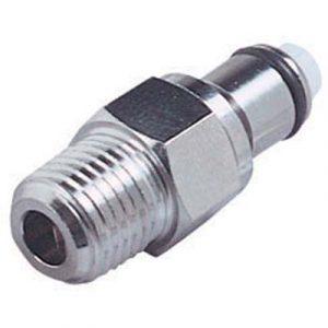 Embout - DN 6.4 - À Clapet Fileté 1/4" BSPT En Laiton Chromé - Bag 10