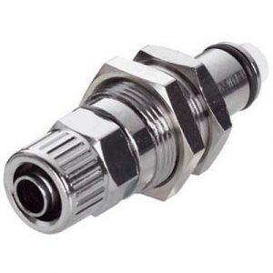 Embout -DN 6.4- À Clapet Traversée de Cloison. À Coiffe 6.4X9.5mm - Laiton- Bag 10