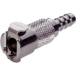 Coupleur CPC - DN 3.2-Cannelé D 6.4mm Int Laiton Chromé -Bag 10