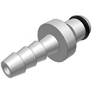 Embout CPC - DN 3.2-  Cannelé D 4.8mm Int Laiton Chromé -Bag 10