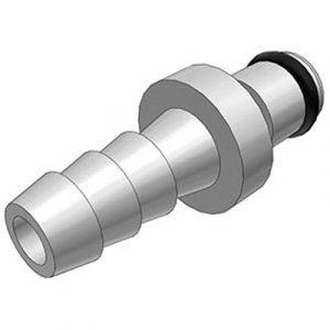 Embout CPC - DN 3.2-  Cannelé D 6.4mm Int Laiton Chromé -Bag 10