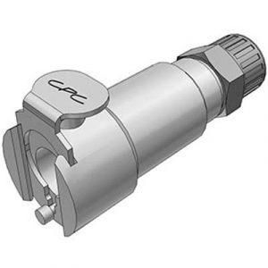 Coupleur CPC - DN 3.2- À Clapet - À coiffe 4.3X6.4mm Laiton Chromé -Bag 10