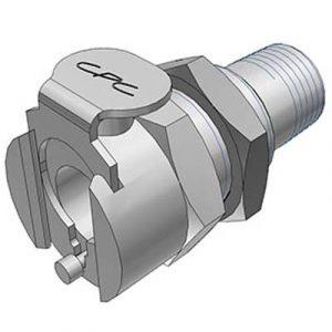 Coupleur CPC - DN 3.2- À Clapet Traversée de Cloison. Fileté 1/8"NPT  Laiton -Bag 10