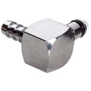 Embout CPC - DN 3.2- À Clapet Coudé  Cannelé D 6.4mm Int Laiton -Bag 10